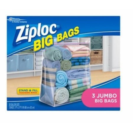 SC JOHNSON Ziploc3PK Jumbo Big Bag 71598